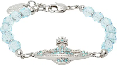 Vivienne Westwood Messaline Bracelet In Metallic