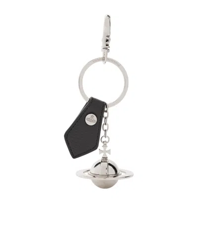 Vivienne Westwood Metal Keychain In Silver