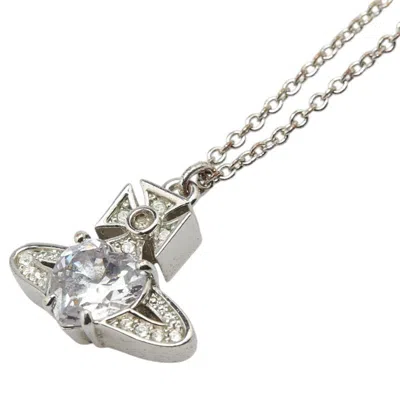 Pre-owned Vivienne Westwood Metal Necklace () In Silver