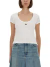 Vivienne Westwood Micro "lollo" T-shirt In White