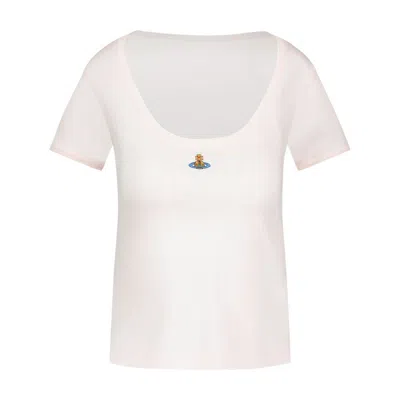 Vivienne Westwood Micro Lollo T Shirt In Pink