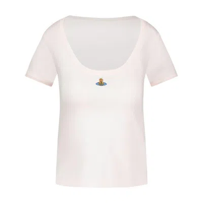 Vivienne Westwood Micro Lollo T Shirt In Neutral