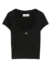 Vivienne Westwood Micro Lollo T Shirt Clothing In Black