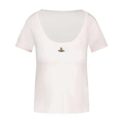 Vivienne Westwood Micro Lollo T Shirt In Neutral