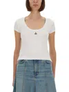 Vivienne Westwood Micro "lollo" T-shirt In White