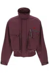 Vivienne Westwood Micro Tartan Memphis Bomber Jacket In Blu