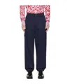 Vivienne Westwood Mid-rise Tapered Trousers In Black