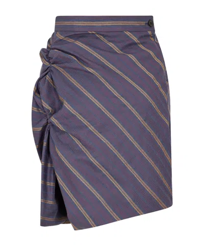 Vivienne Westwood Midi Skirt In Black