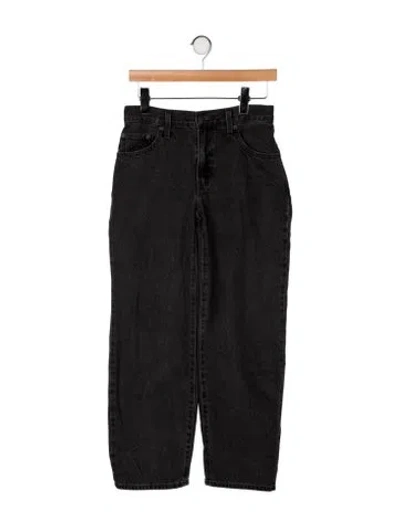 Pre-owned Vivienne Westwood Mid-rise Straight Leg Jeans In Black