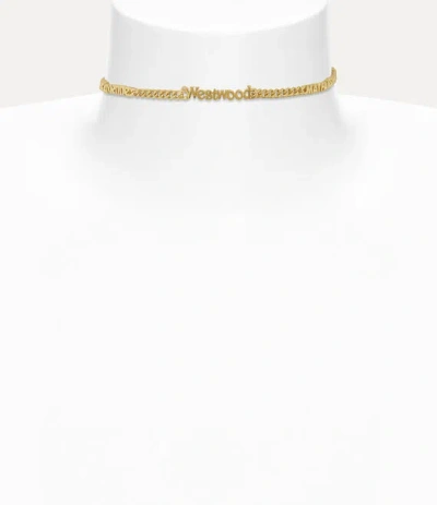 Vivienne Westwood Millicent Choker Gold Swarovski Crystals Women