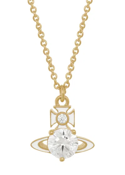 Vivienne Westwood Millie Orb-embellished Gold-plated Necklace