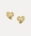 Vivienne Westwood Mimosa Earrings Gold-black-patina Gold-black-patina Women
