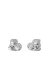Vivienne Westwood Mimosa Logo-engraved Earrings In Metallic