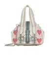Vivienne Westwood Multicolor Mini Archive Yasmine Bag In White
