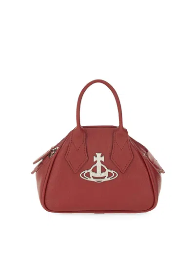 Vivienne Westwood Yasmine Zipped Crossbody Bag In Red