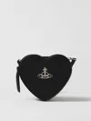 Vivienne Westwood Louise Heart-shaped Crossbody Bag In Black