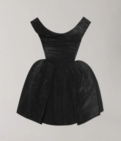 Vivienne Westwood Mini Bagatelle Dress Viscose Black 6 Women