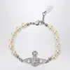 Vivienne Westwood Mini Bas Relief Bracelet Platinum