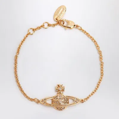 Vivienne Westwood Mini Bas Relief Chain Gold Bracelet