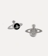 Vivienne Westwood Mini Bas Relief Silver-tone Orb Cufflinks In Silver