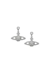 Vivienne Westwood Mini Bas Relief Earrings In Gray