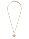 Vivienne Westwood Mini Bas Relief Pendant Necklace In Gold