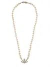 Vivienne Westwood Mini Bas Relief Necklace In Gold
