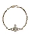 Vivienne Westwood Mini Bas Relief Orb Bracelet In Black