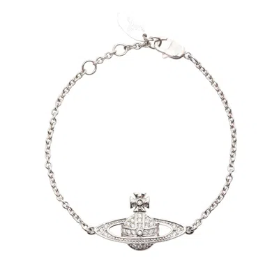 Vivienne Westwood Mini Bas Relief Stainless Steel Bracelet In Multi