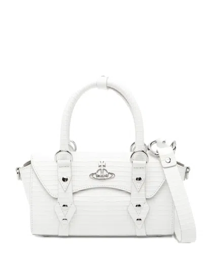 Vivienne Westwood Mini Bettina Tote Bag In White