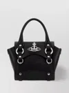 Vivienne Westwood Borsa A Mano Betty Mini In Pelle Nera  Donna In Black