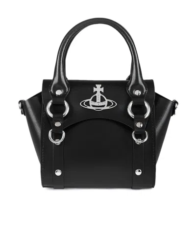 Vivienne Westwood Mini Betty Shoulder Bag In Black