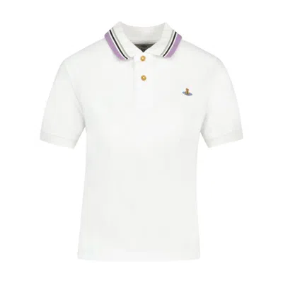 Vivienne Westwood Mini Classic Polo In White
