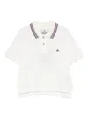 Vivienne Westwood Ribbed Collar Short Sleeves Top In White