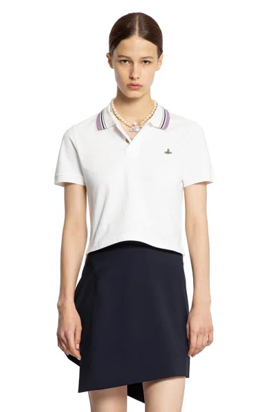 Vivienne Westwood Mini Classic Polo In White
