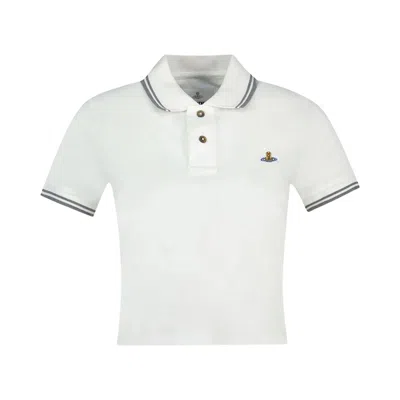 Pre-owned Vivienne Westwood Mini Classic Polo 'white' | Women's Size M