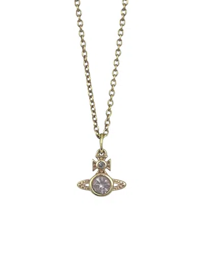 Pre-owned Vivienne Westwood Mini Crystal Orb Necklace