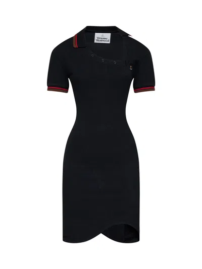 Vivienne Westwood Mini Dress In Black