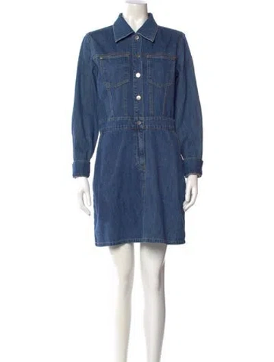 Pre-owned Vivienne Westwood Mini Dress In Blue