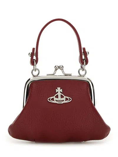 Vivienne Westwood Mini Granny Bag In Bordeaux