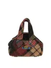 Vivienne Westwood Mini Handbag With Check Pattern And Chain Strap In Multi
