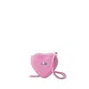Vivienne Westwood Mini Heart Crossbody - Leather - Pink In Pink