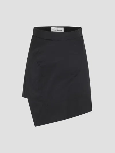 Vivienne Westwood Mini Infinite Skirt In Black