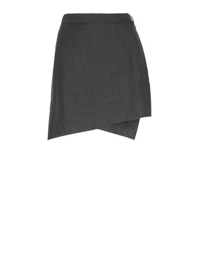 Vivienne Westwood Mini Infinity Skirt In Black