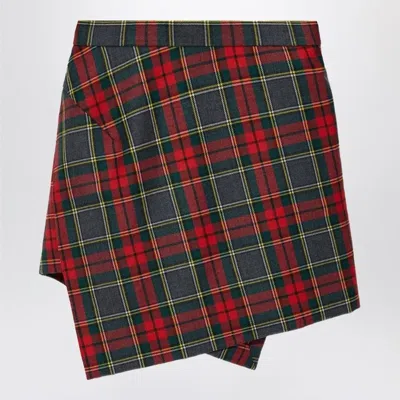 Vivienne Westwood Mini "infinity" Skirt In Red