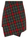 Vivienne Westwood Mini Infinity Skirts Multicolor In Animal Print