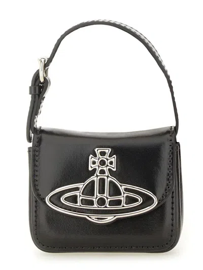 Vivienne Westwood "mini Linda" Bag In Black