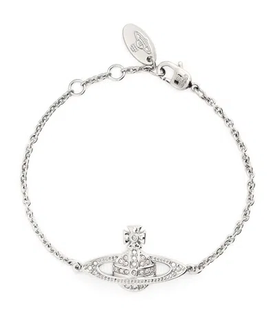 Vivienne Westwood Mini Mayfair Bas Relief Bracelet In Metallic