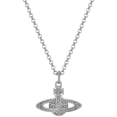 Vivienne Westwood Mini Orb Pendant Silver In Metallic