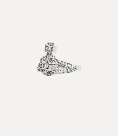 Vivienne Westwood Mini Orb Ring Silver Unisex